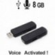 USB-Stick-Spionagerecorder, 8GB, Voice-Activated