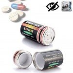 Batterie mit Geheimversteck. Batterie mit Geheimversteck, perfekt zum Aufbewahren von Pillen, kleinen Schmuckstücken, Wertgegens