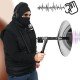 Parabol-Richtmikrofon mit Hochleistungs-Verstärker mit maximaler Leistung für den Lauschangriff in freiem Gelände.