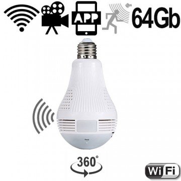 WIFI HD-SpyCam in LED-Lampe WIFI HD-SpyCam in LED-Lampe