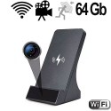 WIFI-HD-SpyCam in Handy-Ladestation, 64 Gb