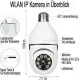 WIFI HD-SpyCam in Schwenk-LED-Lampe