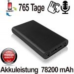 EXTREMPOWER Langzeit GSM-Sender beträgt 78.200 mAh. (Lithium-Akku)!