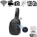IP-HD-Spycam in Schulter-Umhängetasche, 128 Gb