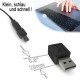 USB-Keylogger, Tastaturspion. Alle Tastatureingaben lassen sich zur Computerünerwachung später rekonstruieren. Unsichtbar für de