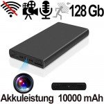 HD-SpyCam im AkkuPack, 10000 mAh: für diskrete & unauffälliger Video Aufnahmen mit Ton.