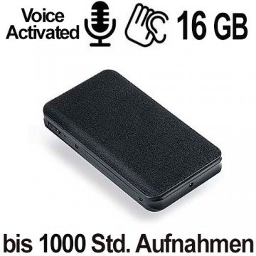 Longtime-Spionagerecorder, 5000 mAh bis 1000 Std. Betriebszeit Longtime-Spionagerecorder, 5000 mAh bis 1000 Std. Betriebszeit