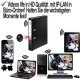 HD-Spionkamera im Ringbuch, 32 Gb. Hochempfindliches Mikrofon für beste Tonaufnahmen.