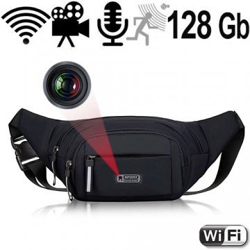 IP-HD-SpyCam in Gürteltasche, 128 Gb IP-HD-SpyCam in Gürteltasche, 128 Gb