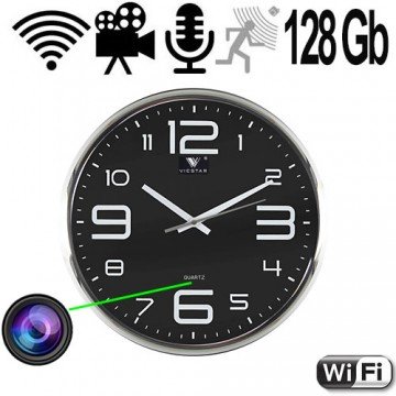 IP-Full-HD Spy-Cam in Wanduhr, 128 GB IP-Full-HD Spy-Cam in Wanduhr, 128 GB