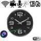 IP-Full-HD Spy-Cam in Wanduhr, 128 GB